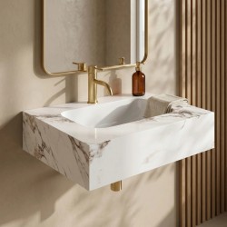 Umywalka ścienna Rea Aresa Cold Jade 60