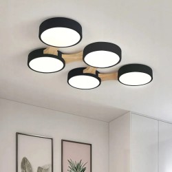 LAMPA SUFITOWA APP526-5C Czarna
