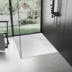 Brodzik prysznicowy Bazalt Long White 80x100