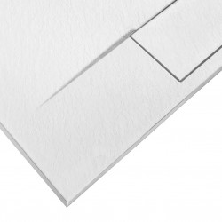 Brodzik prysznicowy Bazalt Long White 80x100
