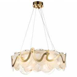 Lampa sufitowa wisząca APP1544-8CP Złota Szczotkowana
