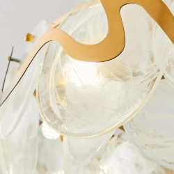 Lampa sufitowa wisząca APP1544-8CP Złota Szczotkowana