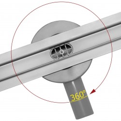 Odpływ Liniowy Rea Neo Slim Pro Stal Szczotkowana 70