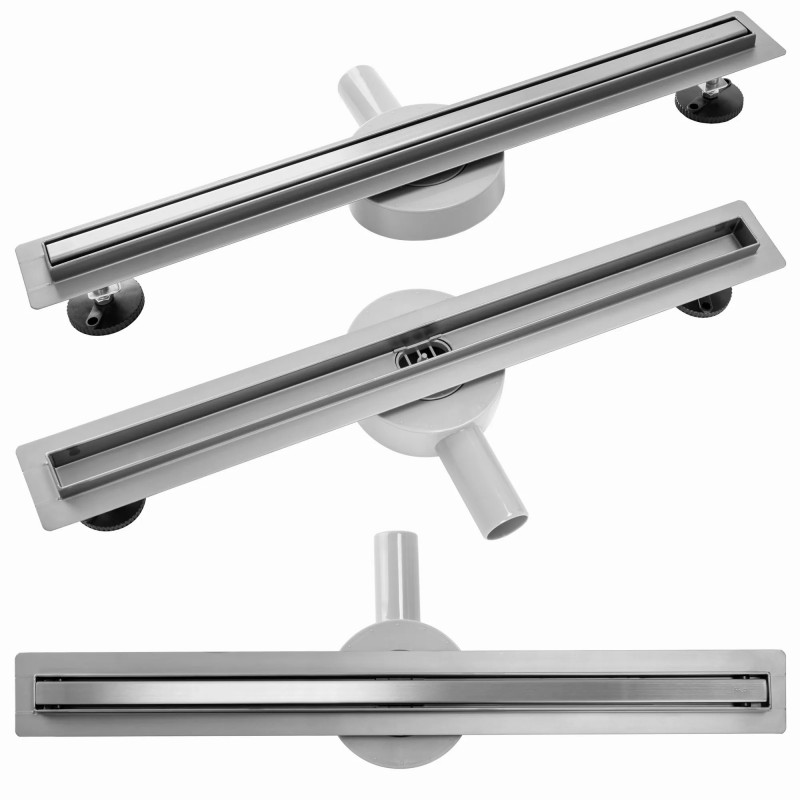 Odpływ Liniowy Rea Neo Slim Pro Stal Szczotkowana 90