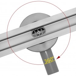 Odpływ Liniowy Rea Neo Slim Pro Stal Szczotkowana 90