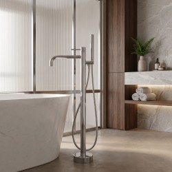 Bateria wannowa podłogowa Rea Lungo Diamond Chrom