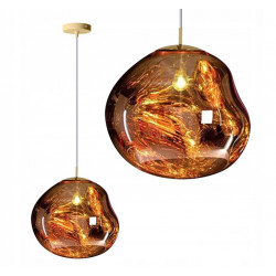 Lampa Sufitowa Złota Lawa...