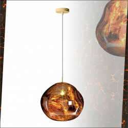 Lampa Sufitowa Złota Lawa APP331 Toolight