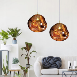 Lampa Sufitowa Złota Lawa APP331 Toolight