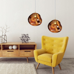 Lampa Sufitowa Złota Lawa APP331 Toolight