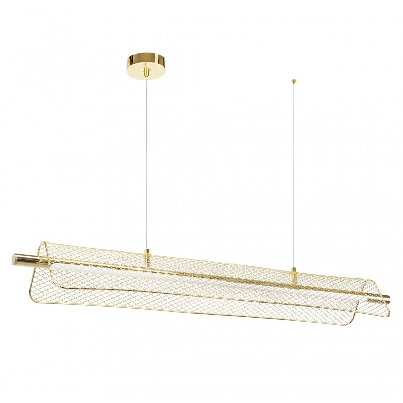 Lampa sufitowa wisząca LED APP1943-CP Złota