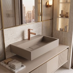 Umywalka konglomeratowa Rea GOYA TAUPE 60CM