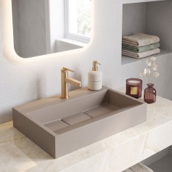 Umywalka konglomeratowa Rea GOYA TAUPE 60CM