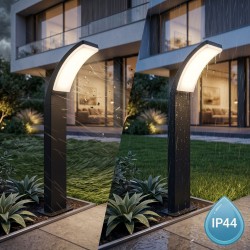 Lampa ogrodowa stojąca LED JNH033-G Czarna