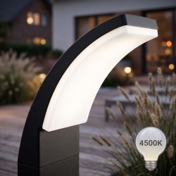 Lampa ogrodowa stojąca LED JNH033-G Czarna