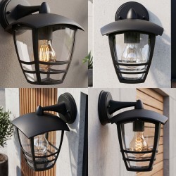 Lampa elewacyjna Kinkiet JNH037-1G Czarna