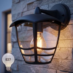 Lampa elewacyjna Kinkiet JNH037-1G Czarna