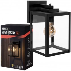 Lampa elewacyjna Kinkiet JNH038-1G Czarna