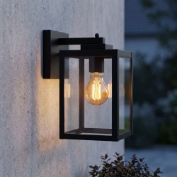 Lampa elewacyjna Kinkiet JNH038-1G Czarna