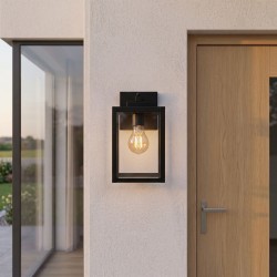 Lampa elewacyjna Kinkiet JNH038-1G Czarna