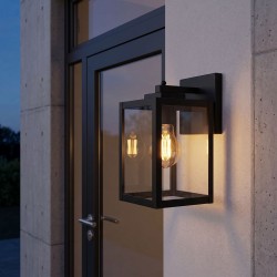 Lampa elewacyjna Kinkiet JNH038-1G Czarna
