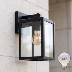 Lampa elewacyjna Kinkiet JNH038-1G Czarna