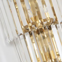 Lampa kryształowa kinkiet APP1535-1W Złota