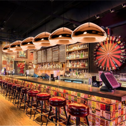 Lampa Sufitowa Złota Lustrzana APP323 Toolight