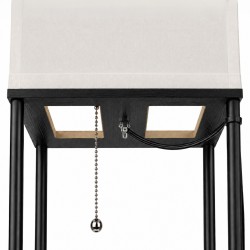 Lampa Stojąca Podłogowa JNH050-1F White z półkami