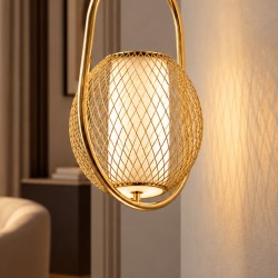 Lampa Ścienna Kinkiet APP1945-1W Złota