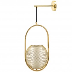 Lampa Ścienna Kinkiet APP1945-1W Złota
