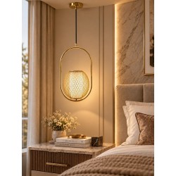 Lampa Sufitowa Wisząca Złota  APP1944-1CP