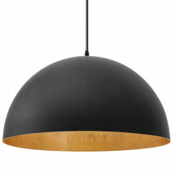 Lampa Sufitowa czarna misa 60 cm