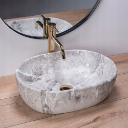 Umywalka Nablatowa Lara Stone Rea