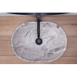 Umywalka Nablatowa Lara Stone Rea