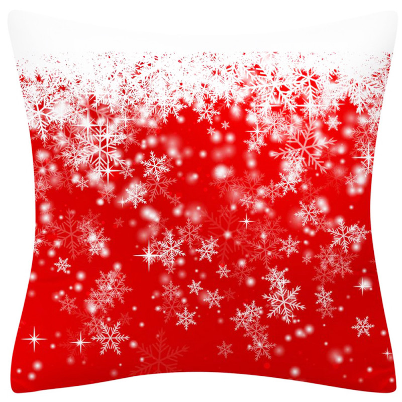 Poszewka na poduszkę 3D Świąteczna Śnieg 45x45 24