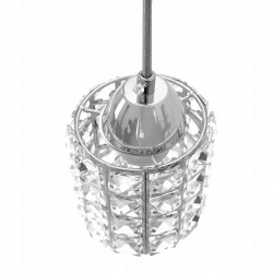 Lampa Wisząca Sufitowa Kryształowa APP727-1CP Toolight