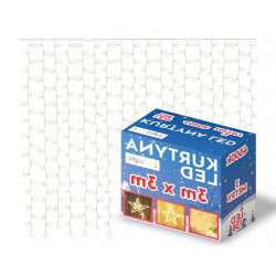 Lampki kurtyna LED 3m