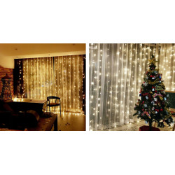 Lampki kurtyna LED 3m