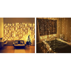 Lampki kurtyna LED 3m