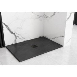 Brodzik prysznicowy kamienny Black Rock 90x120