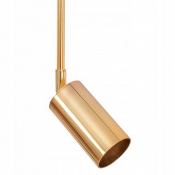 Lampa Wisząca Sufitowa Metalowa Złota Gu10