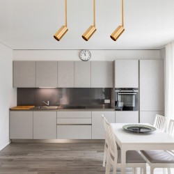 Lampa Wisząca Sufitowa Metalowa Złota Gu10