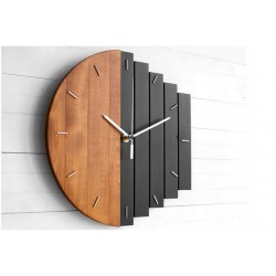 Duży okrągły zegar ścienny loft 50 cm