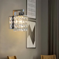 Lampa Kinkiet Kryształowy APP543-1W Toolight
