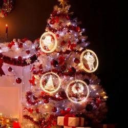 Lampka Święta Mikołaj Akrylowa LED
