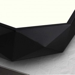 Lampa sufitowa plafon czarny Diamond 50 cm