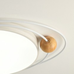 Lampa sufitowa plafon biały okrągły Galaxy 53cm