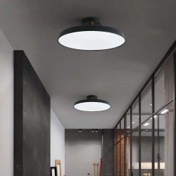 Lampa sufitowa plafon black/gold 50 cm regulowana