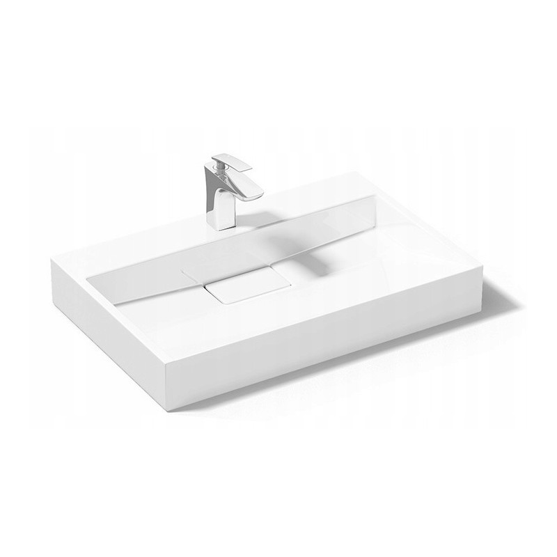 Umywalka Konglomeratowa nablatowa/ścienna Goya 50 cm Rea